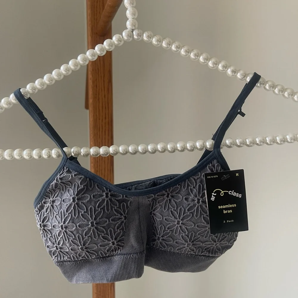 NWT Kids Art Class Floral Bralette - Picture 1 of 4